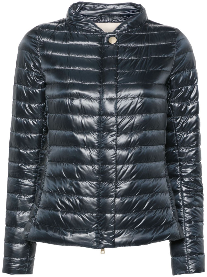 Herno Ultralight Nylon Down Jacket In Blue