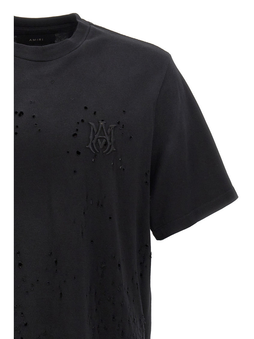 【送料関税込】AMIRI MA Shotgun Embroidered Logo T-Shirt Amiri Men's MA Shotgun Embroidered T-Shirt | Neiman Marcus