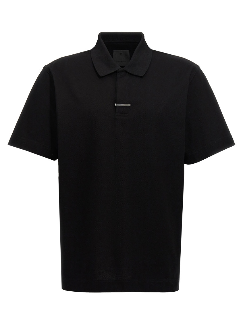 Givenchy Logoed Polo In Black
