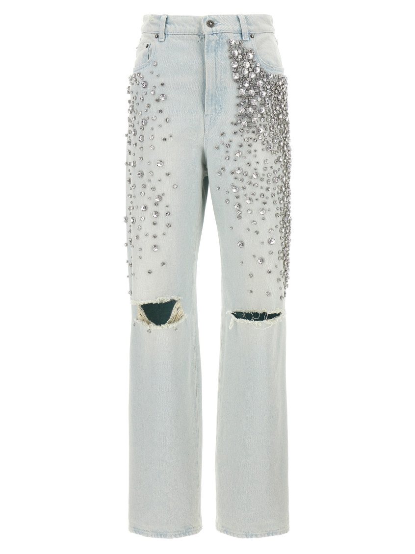 Golden Goose Jeans In Light Blue