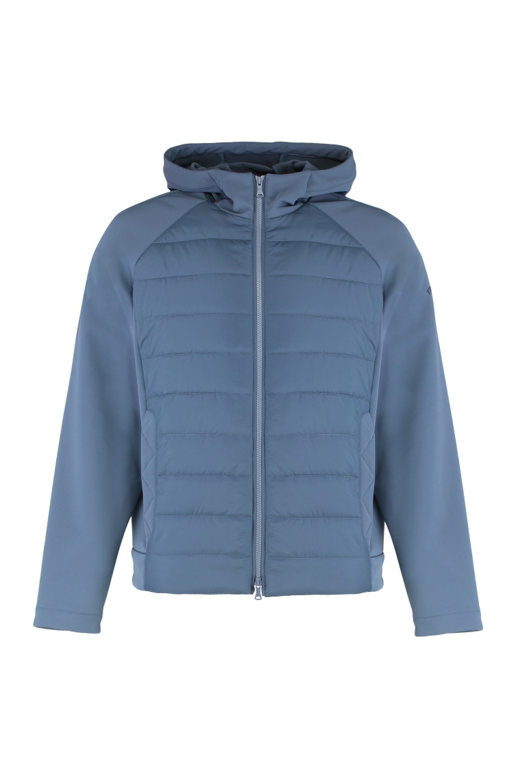 Blue Relaxed Hood Jacket