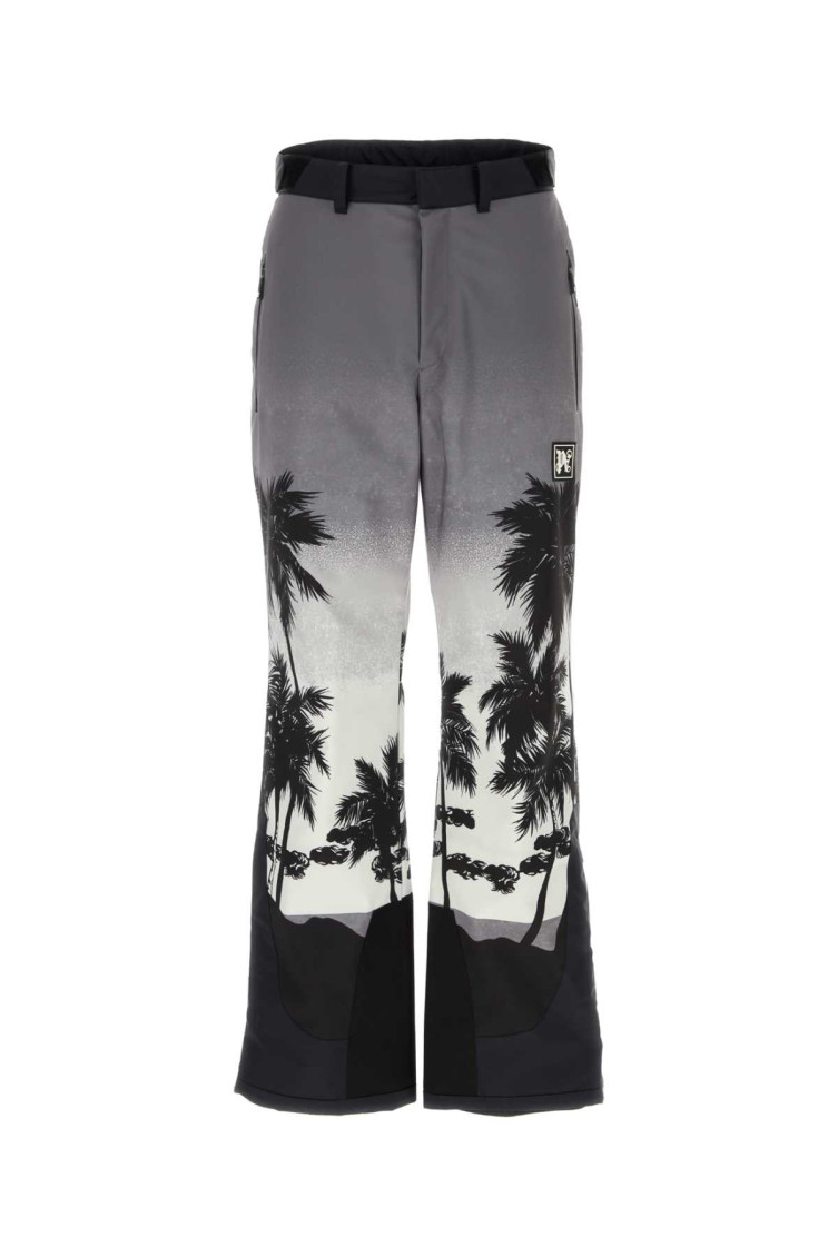 Palm Angels Palms Ski Padded Pants In Grey