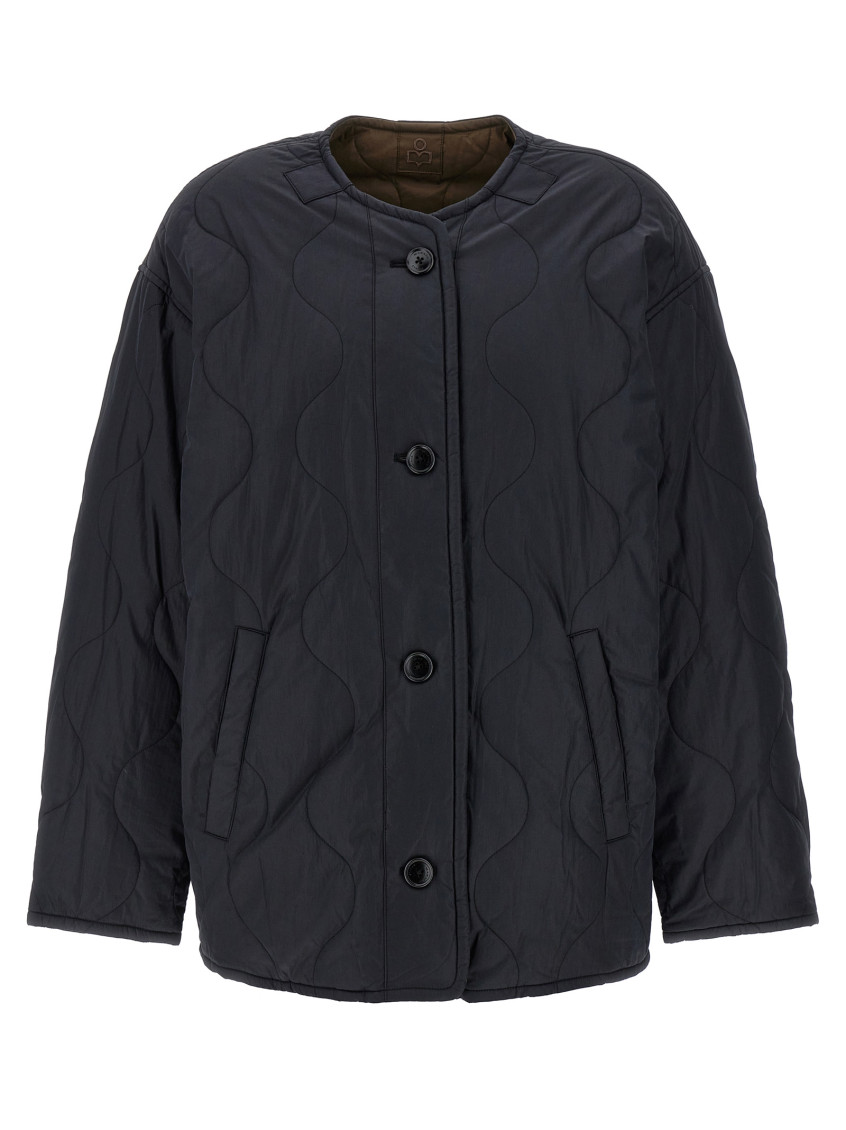 Isabel Marant Navy Blue Reversible Jacket In Navy Blue