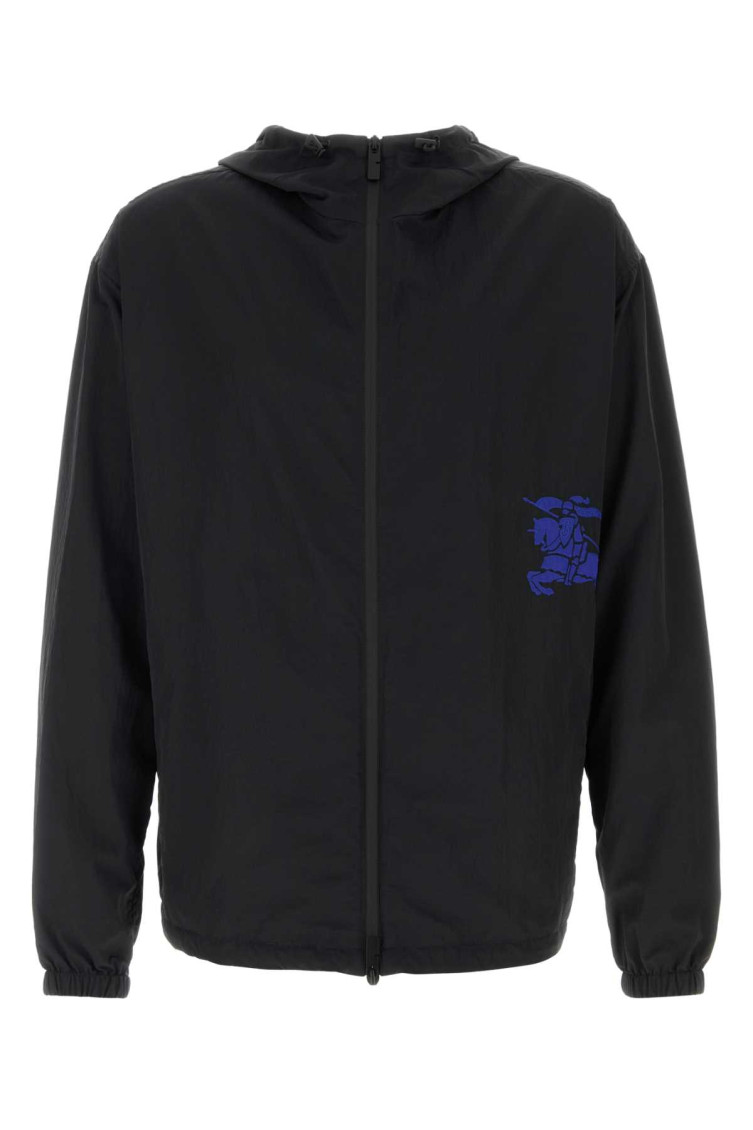 Burberry Lightweight Nylon Jacket By Ekd In Black