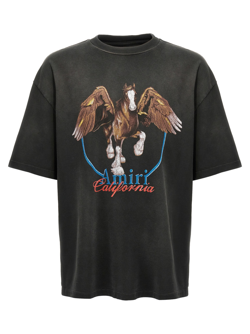 Amiri Pegaso T-shirt In Black