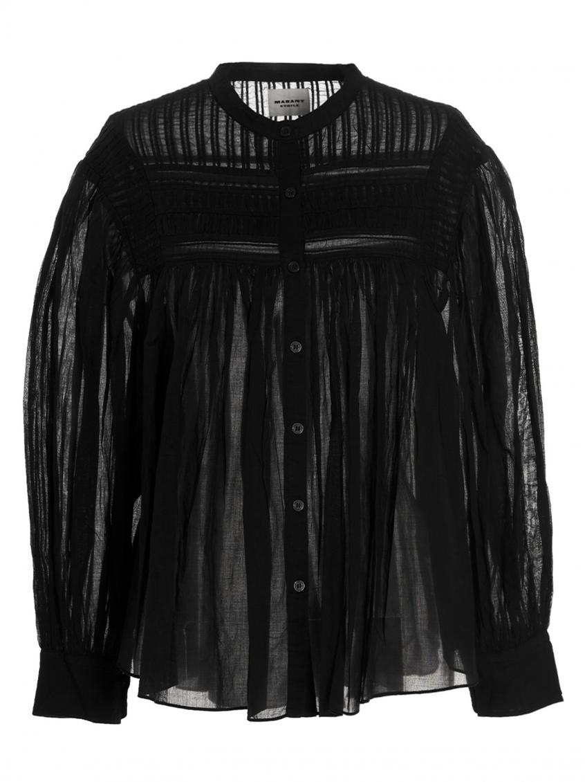Isabel Marant Black Plalia Shirt In Black