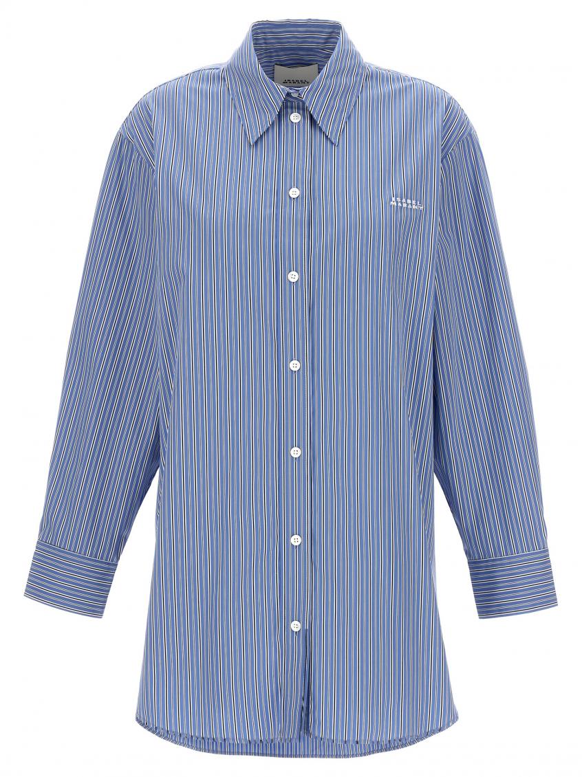 Isabel Marant Light Blue Cylvany Shirt In Light Blue