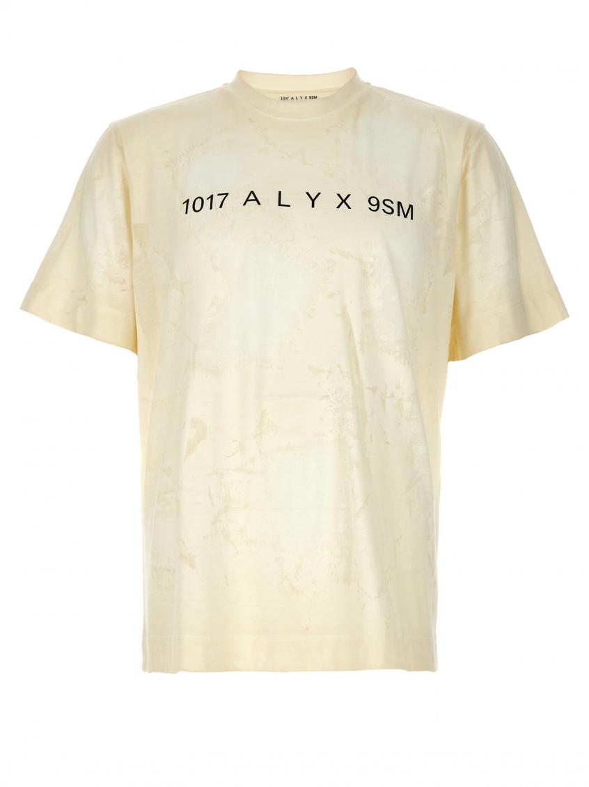 Alyx White Translucent Graphic T-shirt In White