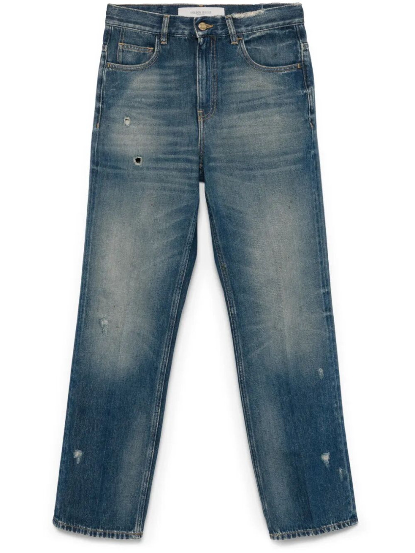 Golden Goose Women Distressed Effect Journey Jeans In Blue