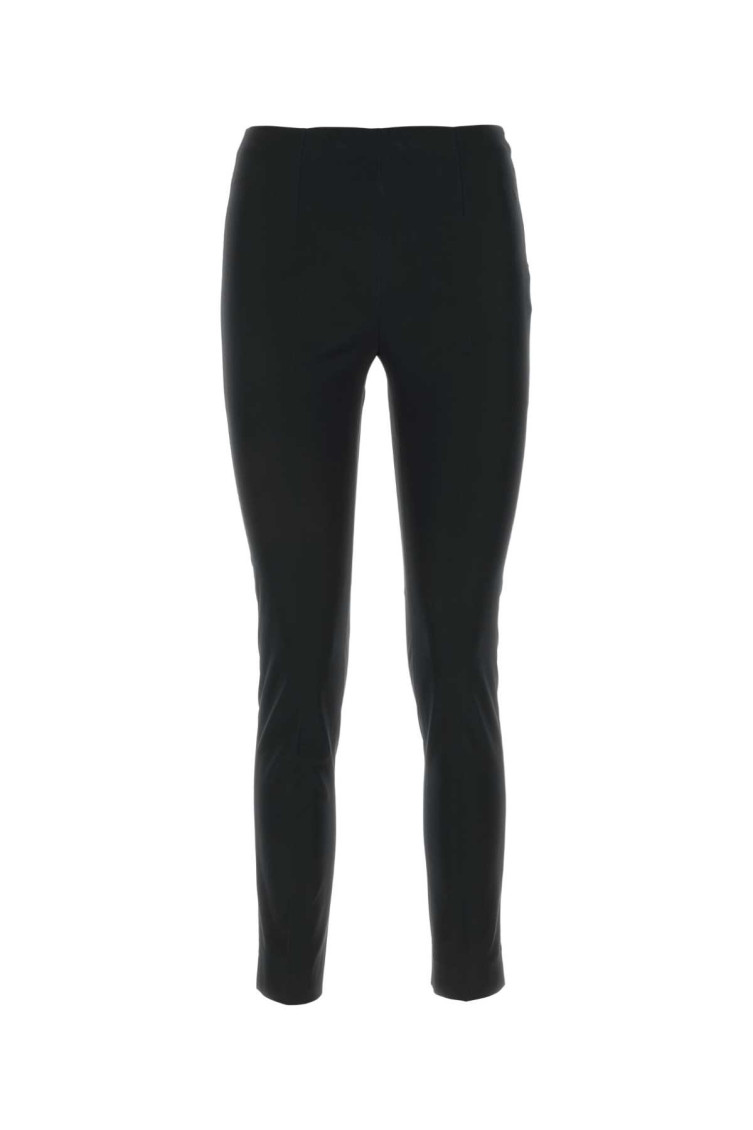 Pt Torino 'new York' Black Pants With Belt Loops In Black