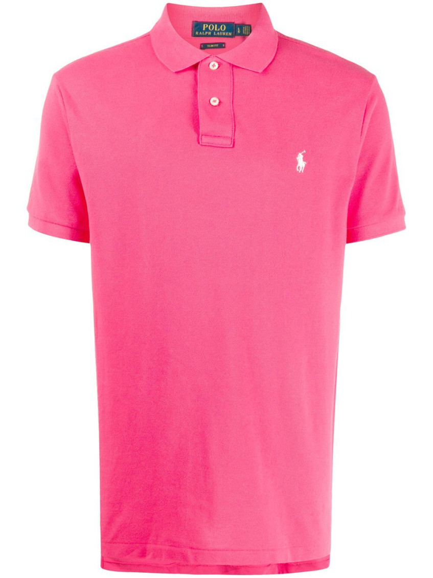 Polo Ralph Lauren Classic Cotton Polo Shirt With Embroidered Logo In Multicolor