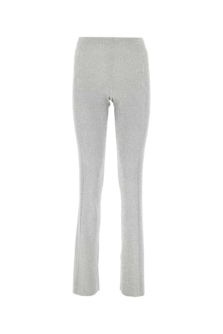 Shop Dion Lee Light Grey Polyester Blend Pant