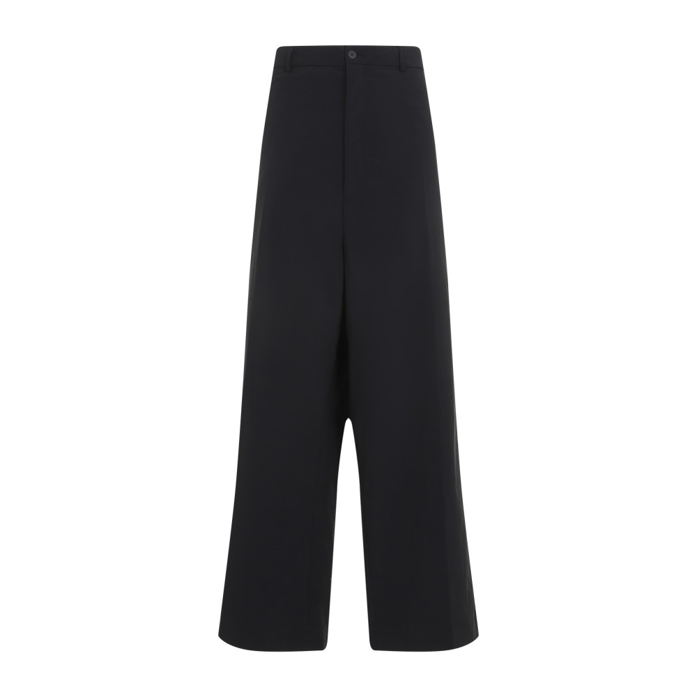 Balenciaga Tailored Wide-leg Pants In Black