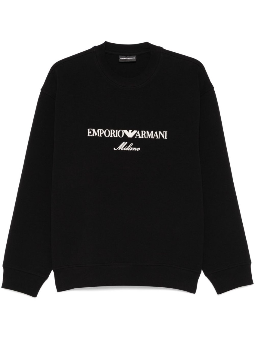 Emporio Armani Embroidered-logo Sweatshirt