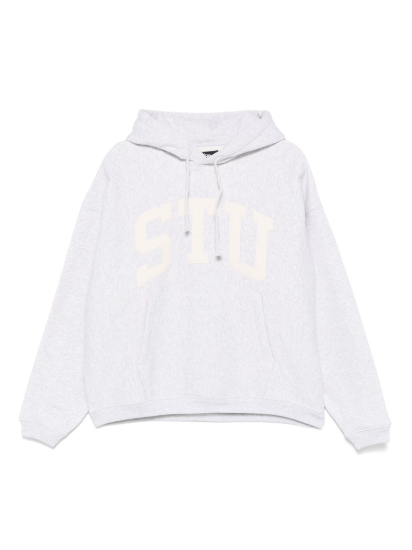 Stussy Drawstring Hood Ribbed Cuffs Unisex Hoodie