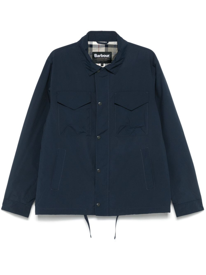 Barbour Tailored Jacket With Adjustable Hem In Blue