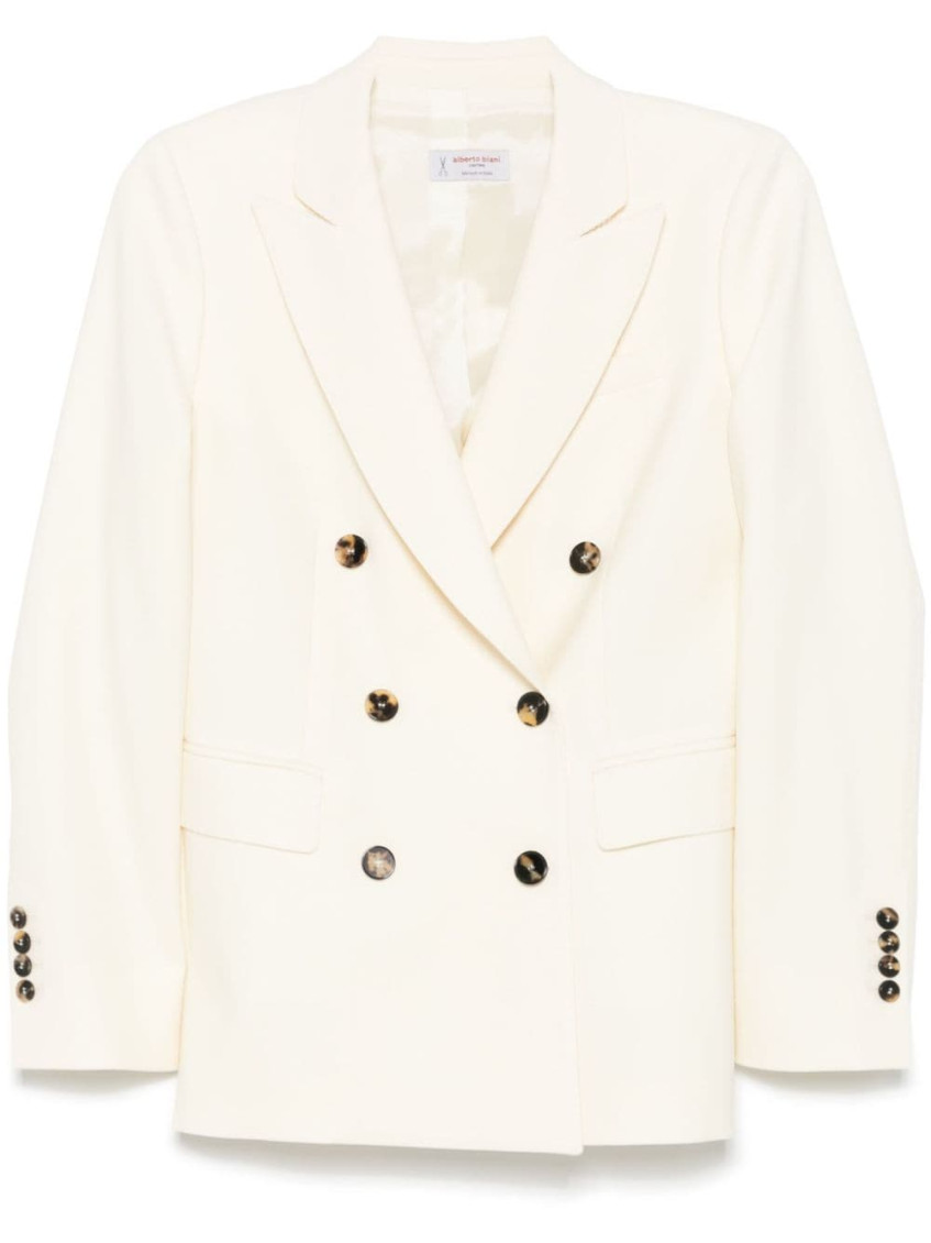 Alberto Biani Wool Double-breasted Jacket