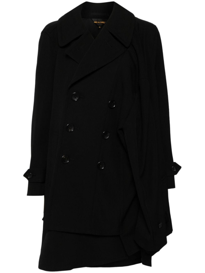 Comme Des Garçons Black Asymmetric Coat