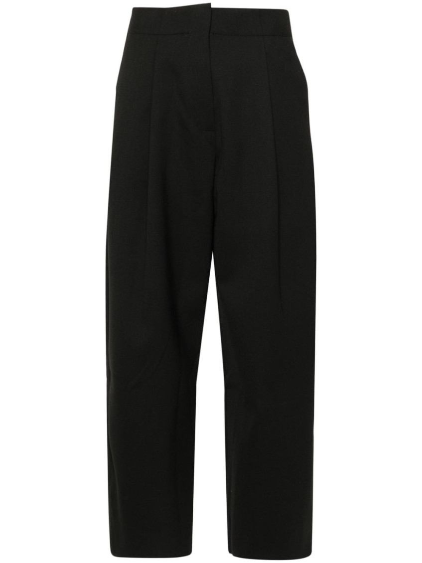 Studio Nicholson Wide Leg Cropped Trousers