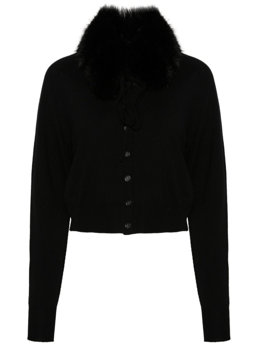 Sportmax Sport Detachable-collar Cardigan
