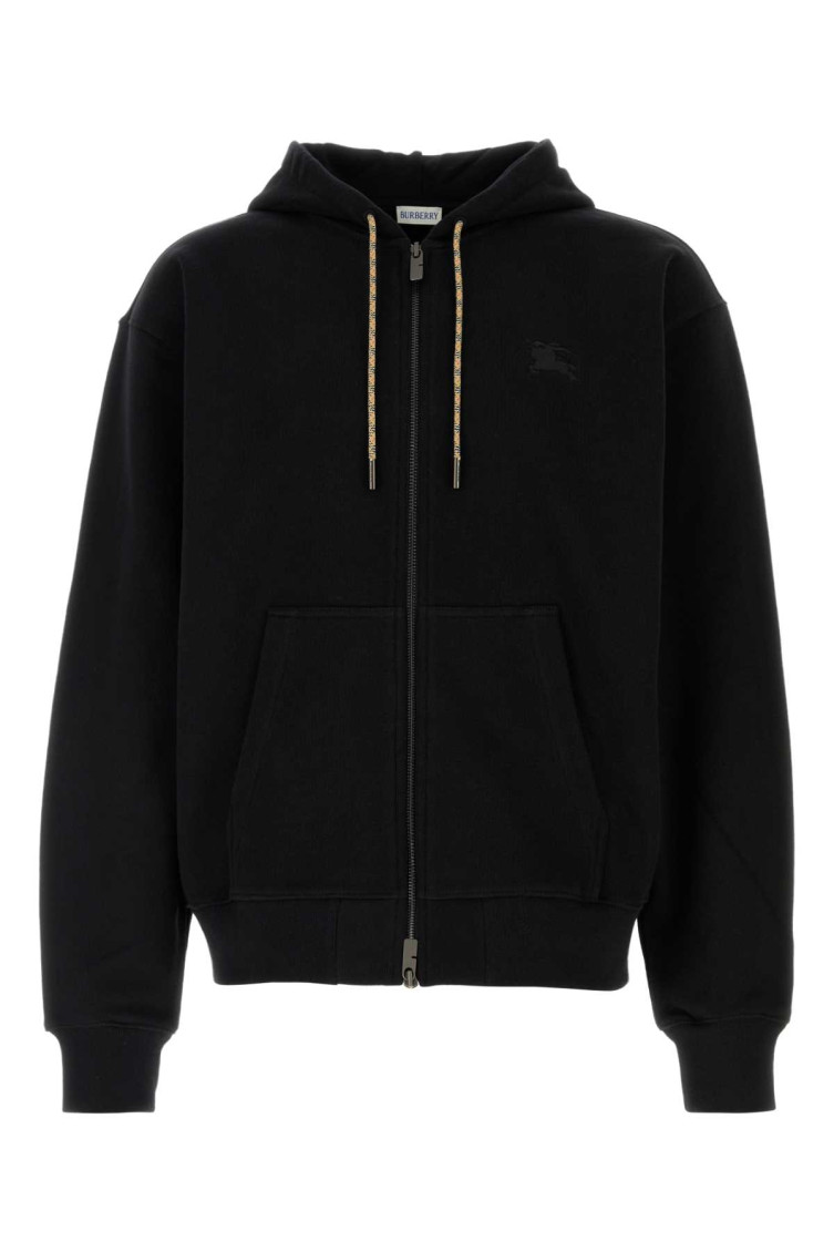Burberry Black Logo Hood Sweatshirt for Men Online India at