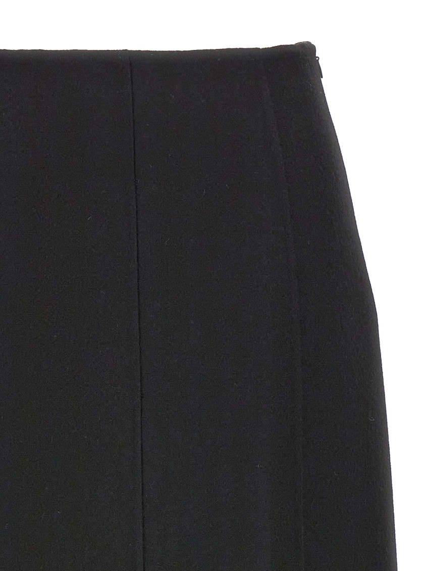 Ermanno Scervino Black Long cloth skirt for Women Online USA