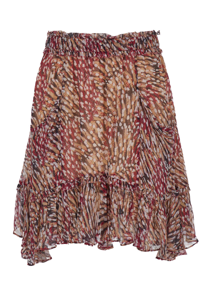 ISABEL MARANT MULTICOLOR VIERA MINISKIRT 