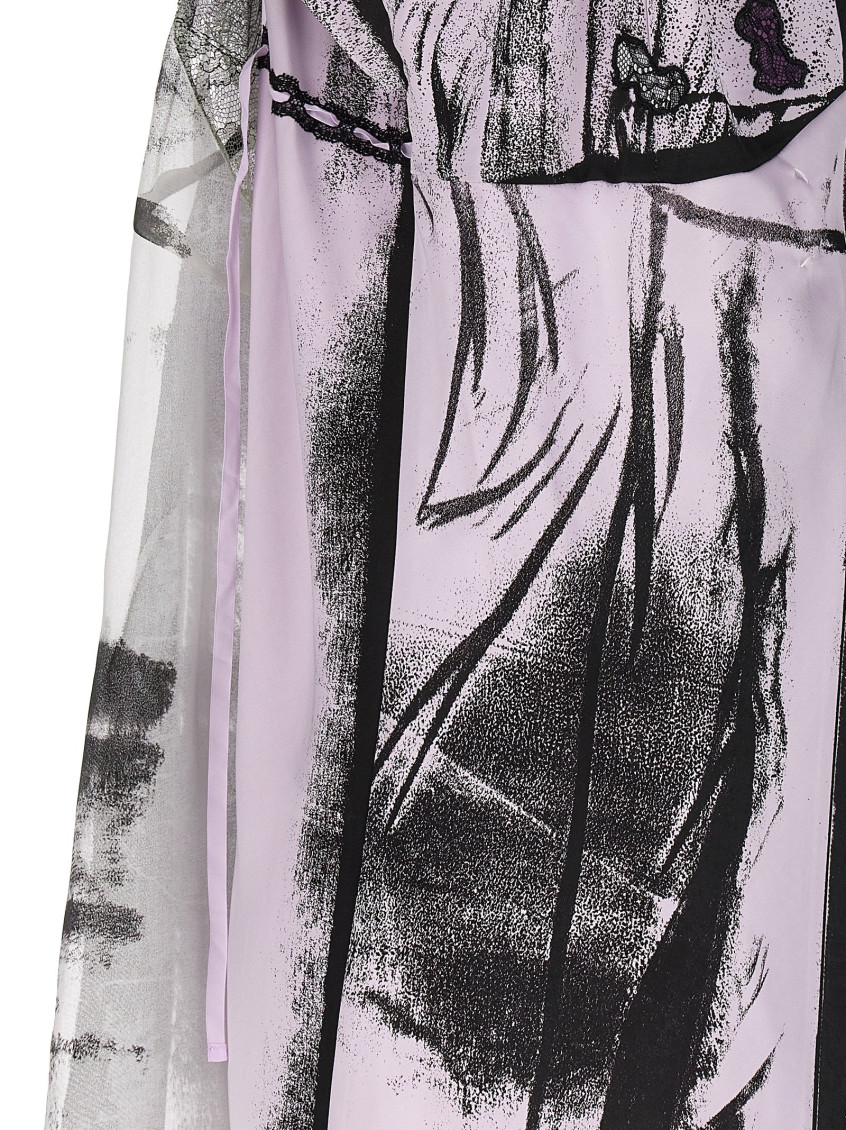Maison Margiela Multicolor freeze-frame Midi Dress for Women