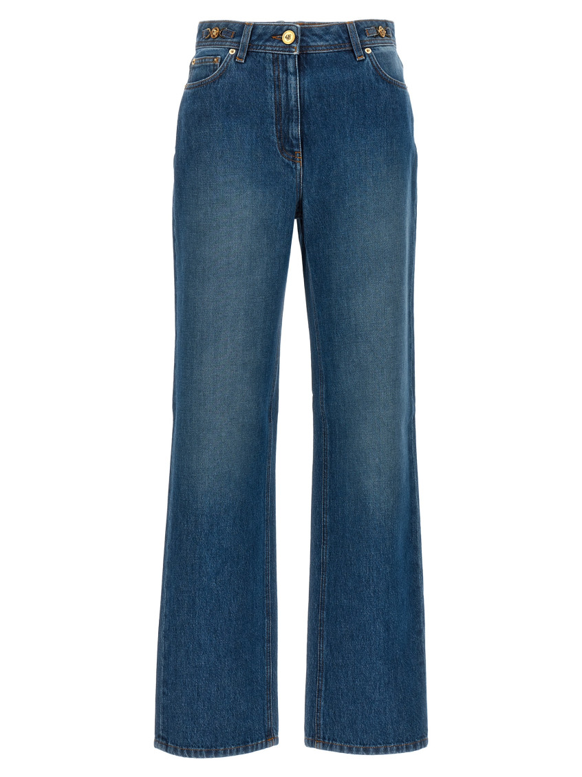 【関税＆送料込み】Versace 'Medusa '95' Boyfriend Jeans Gray Regular-Fit Medusa '95 Jeans by Versace on Sale