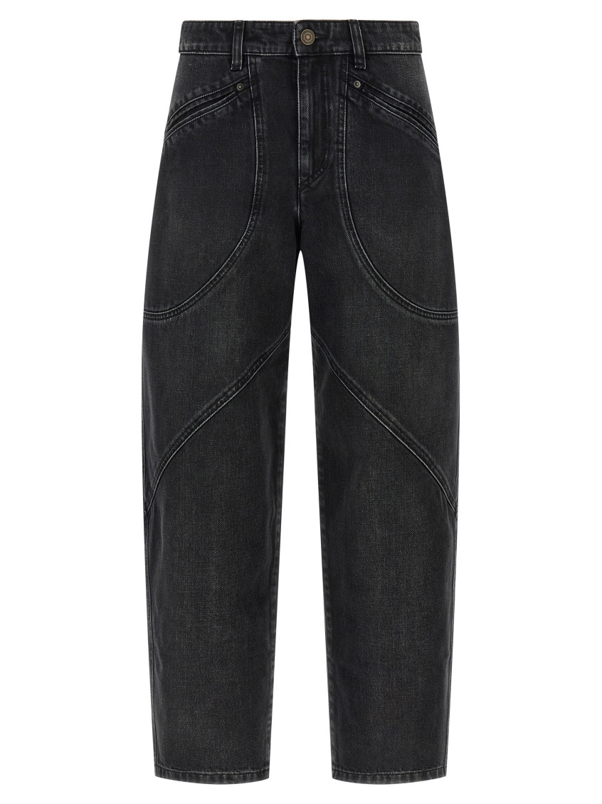 Isabel Marant Catarina Jeans In Black