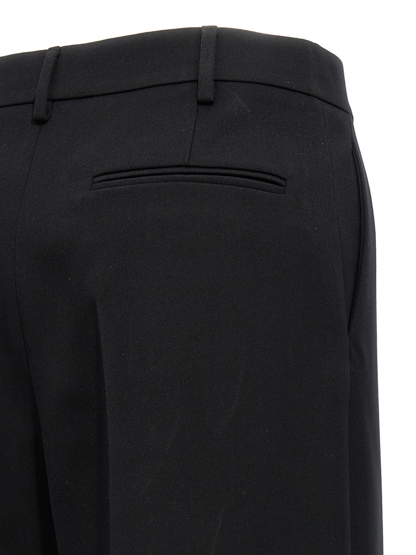 Valentino Garavani Black Wide Leg Pant for Women Online USA