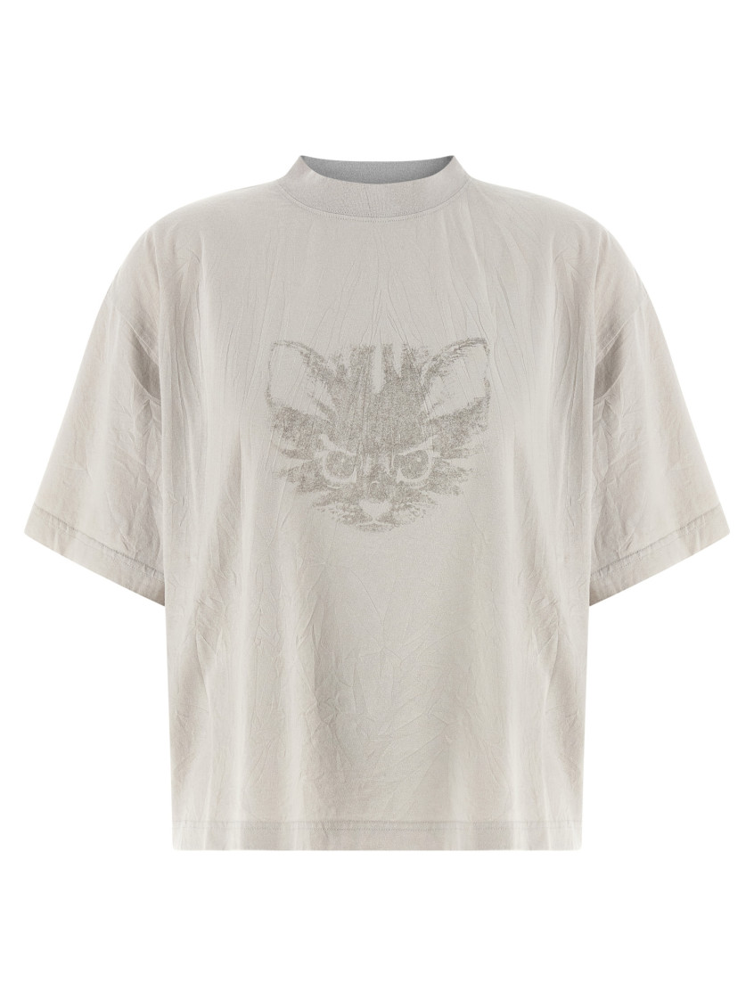 Balenciaga Cat Graphic Relaxed Fit T-shirt In Neutral