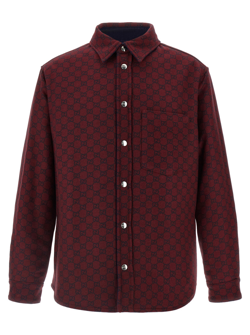Gucci - Denim Reversible Shirt, 48 Blue