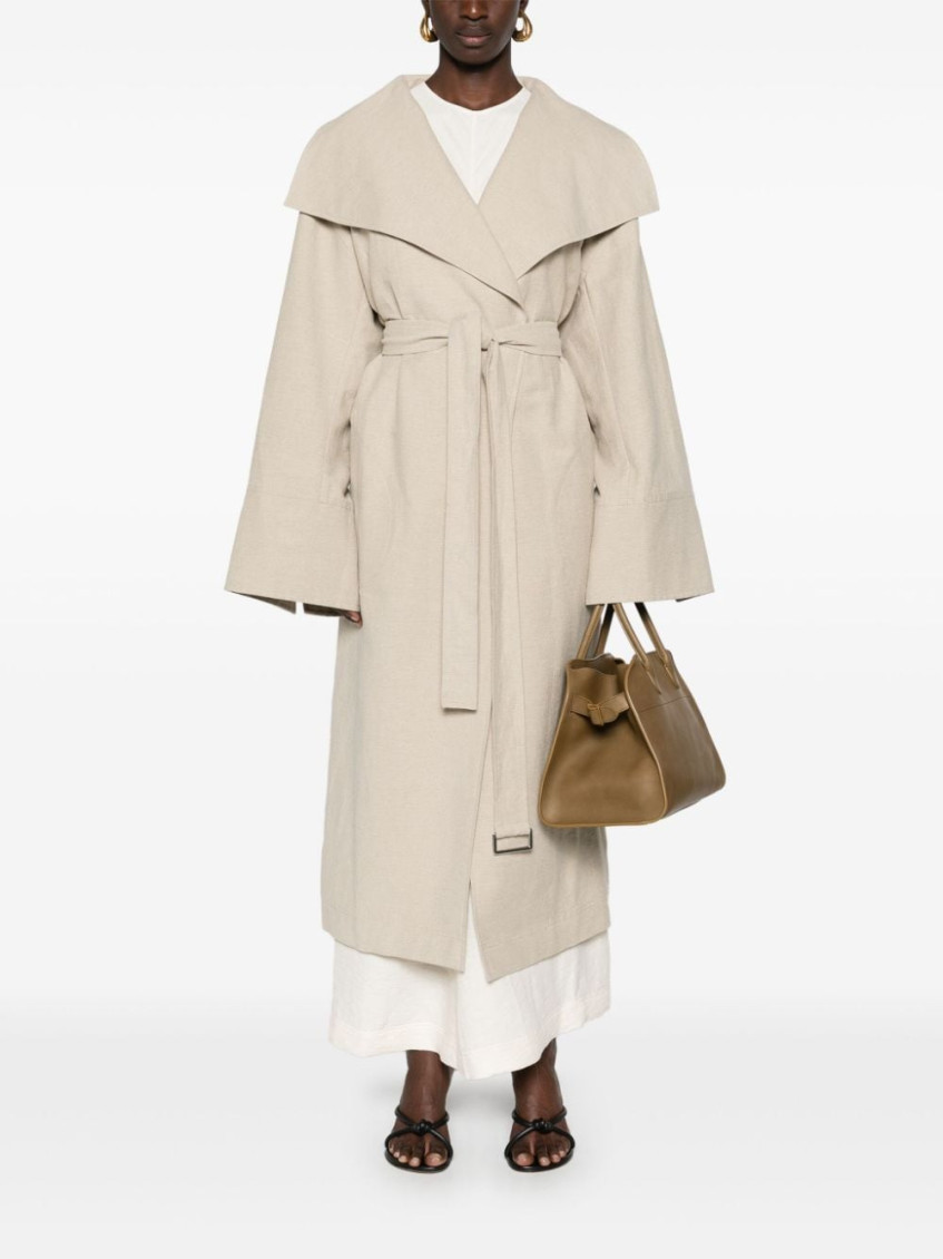 【関税込み】TOTEME ベージュ シグネチャ コート Toteme Beige Signature linen coat for Women Online USA at