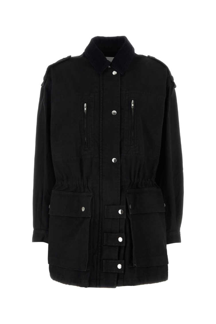 Isabel Marant Black Cotton Joanna Jacket In Black