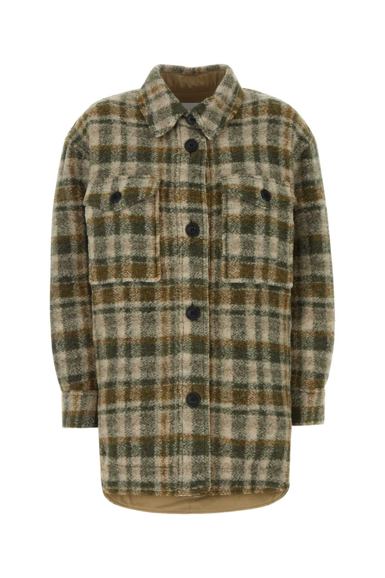 Isabel Marant Multicolor Embroidered Polyester Coat In Multicolor