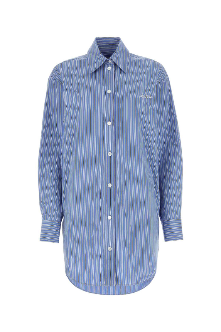 Isabel Marant Light Blue Cylvany Shirt In Blue