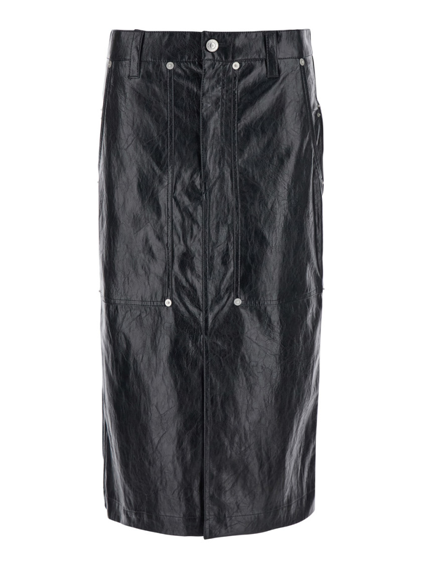 ISABEL MARANT BLACK ANGELE SKIRT 
