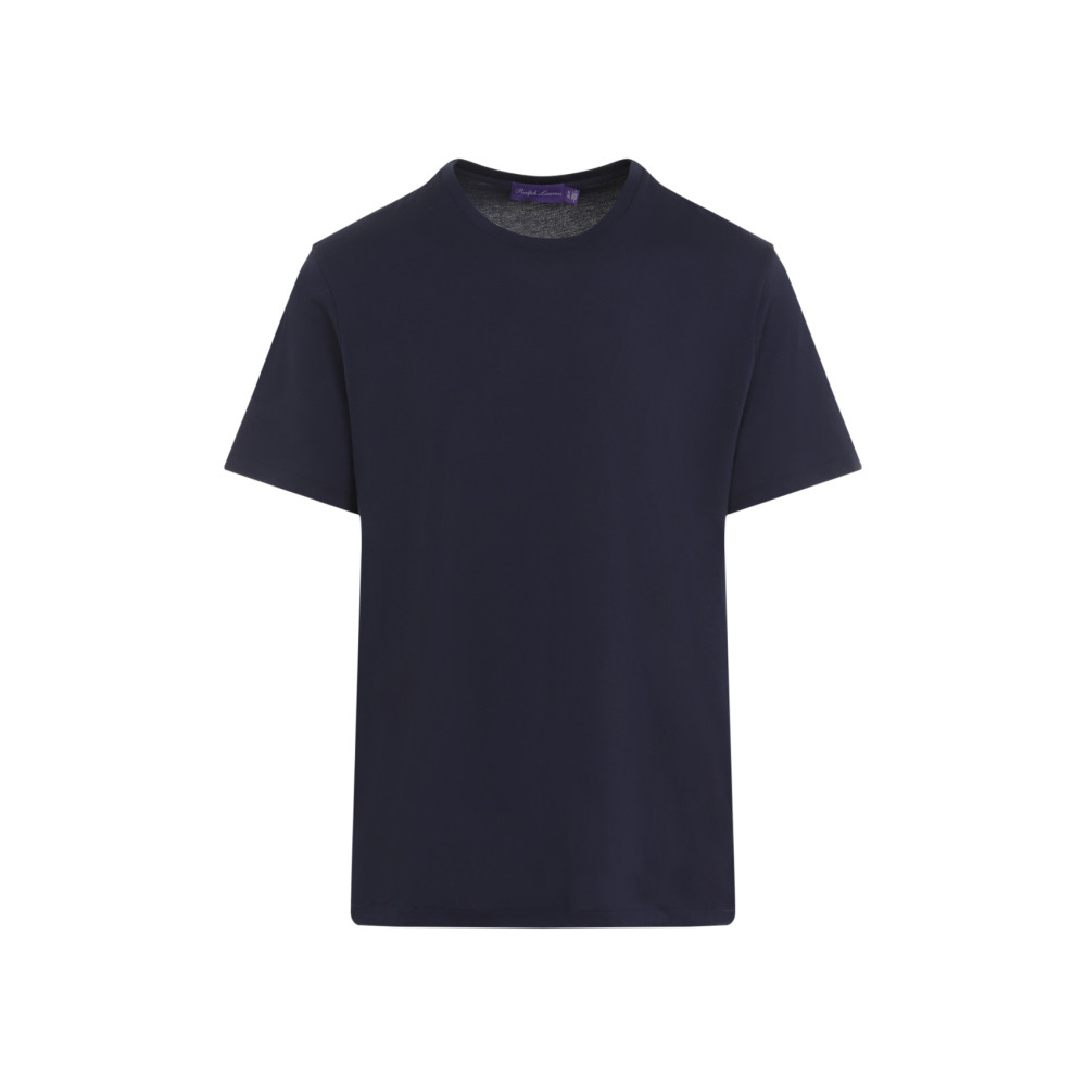 Polo Ralph Lauren Blue Crewneck T-shirt In Blue