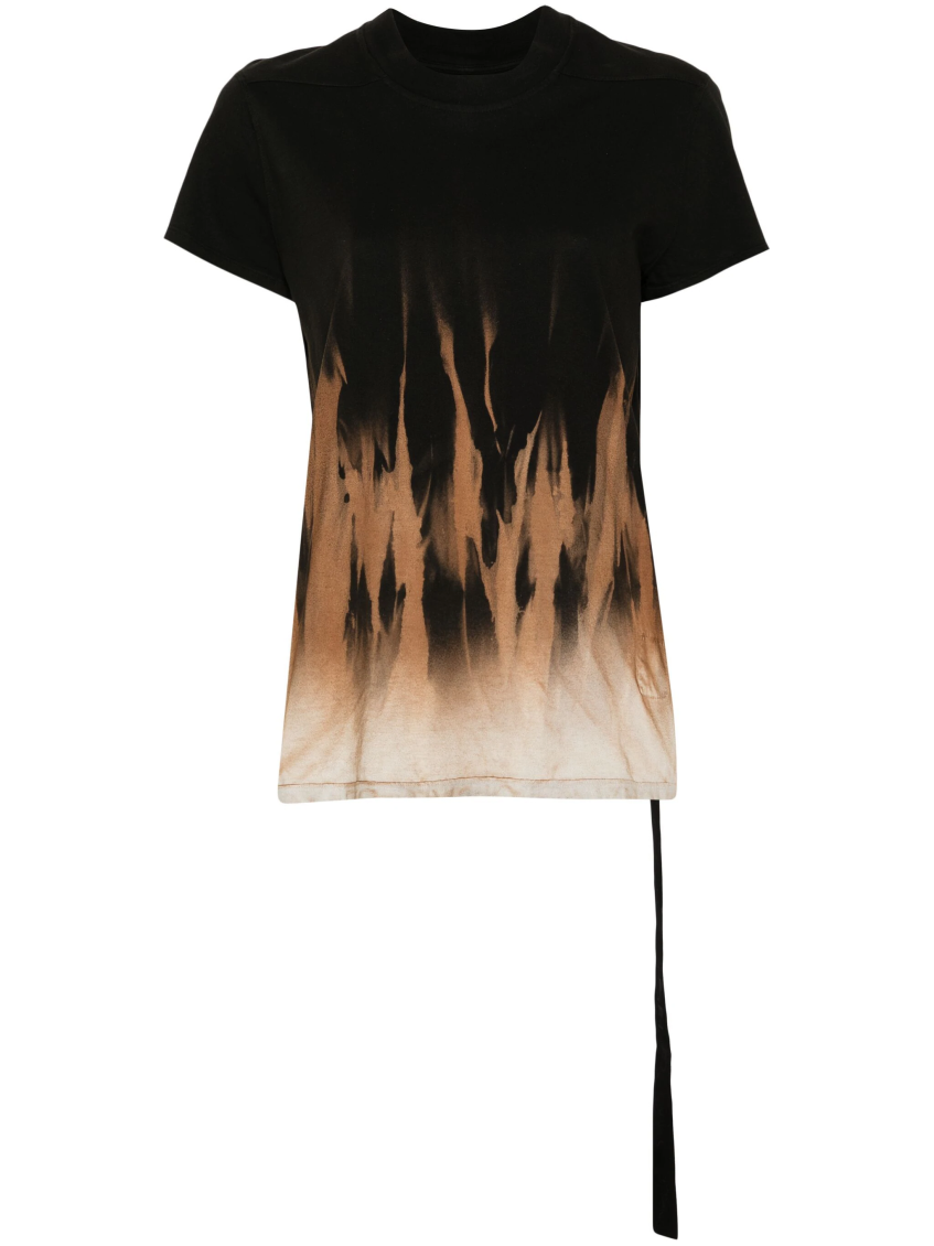 Rick Owens Drkshdw Small Level T-shirt In Brown