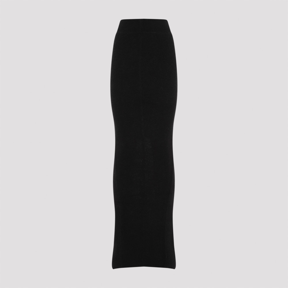Rick Owens Pillar Mini Skirt In Black