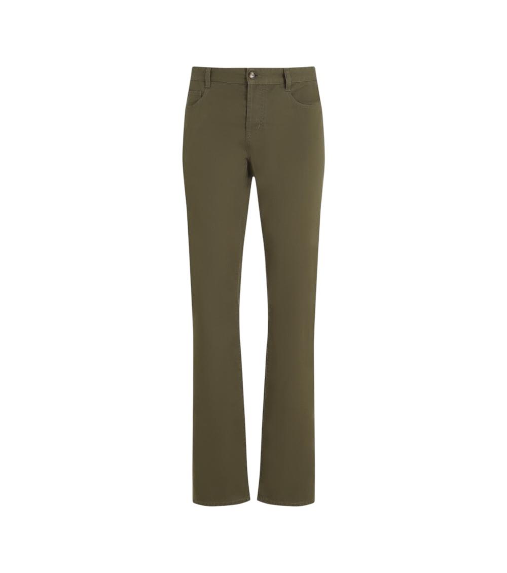 Saint Laurent Men's Slim Fit Pants In Green