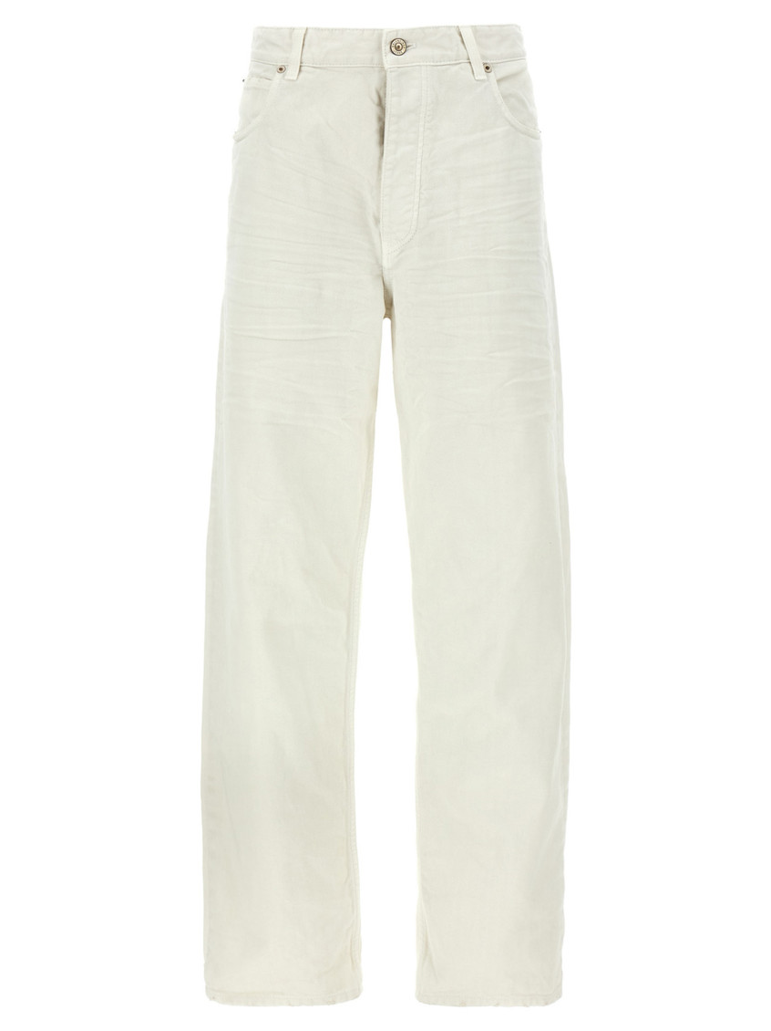 Balenciaga Women Denim Jeans In White