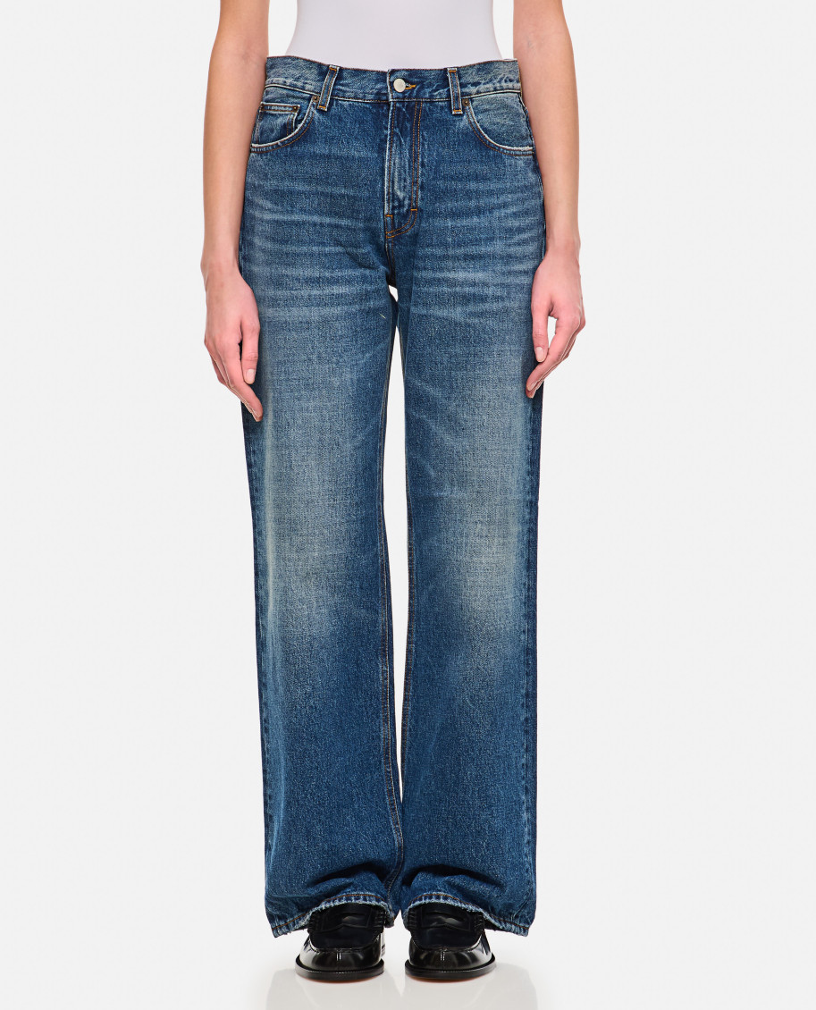 Shop Haikure Dark Blue Denim Jeans