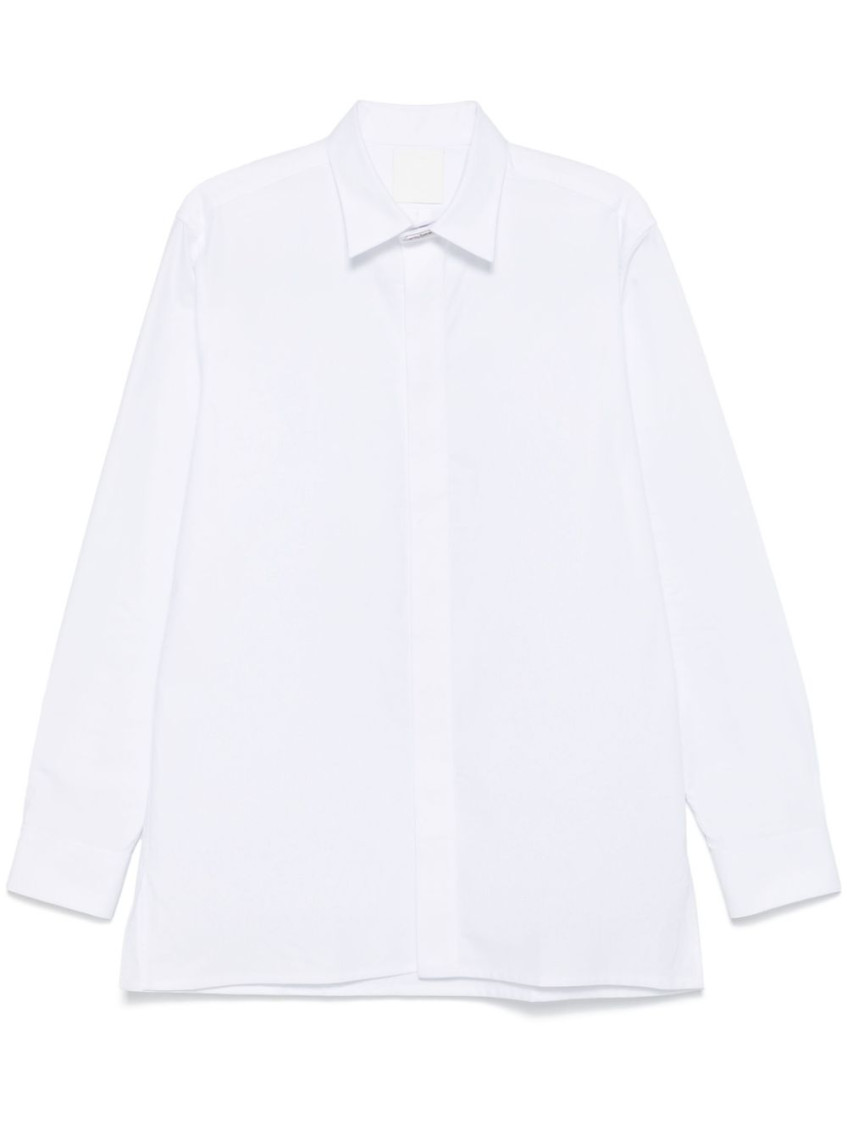 Givenchy Camicia A Maniche Lunghe In White