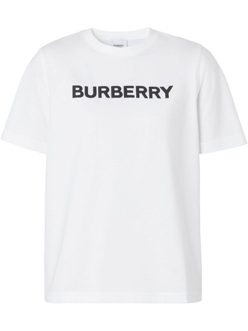 Burberry The Cotton T-shirt Is The Perfect Compromise Between Luxury And Basic Wear In White