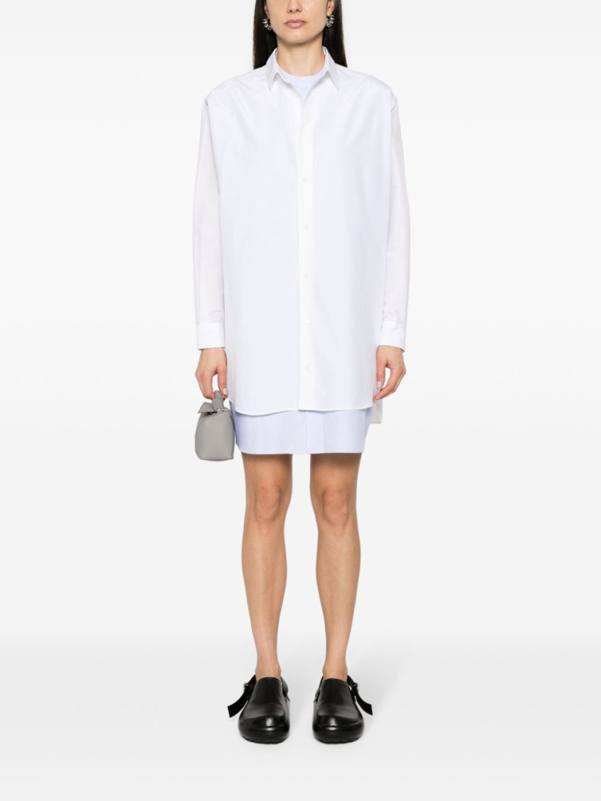ワンピース LOEWE COTTON AND SILK BLEND SHIRT DRESS LOEWE - Cotton And Silk Blend Shirt Dress Loewe