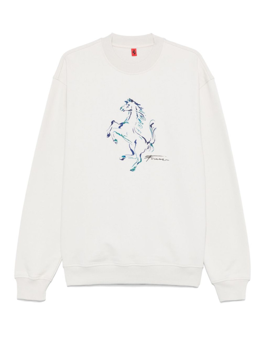 Ferrari Prancing Horse Graphic Sweatshirt