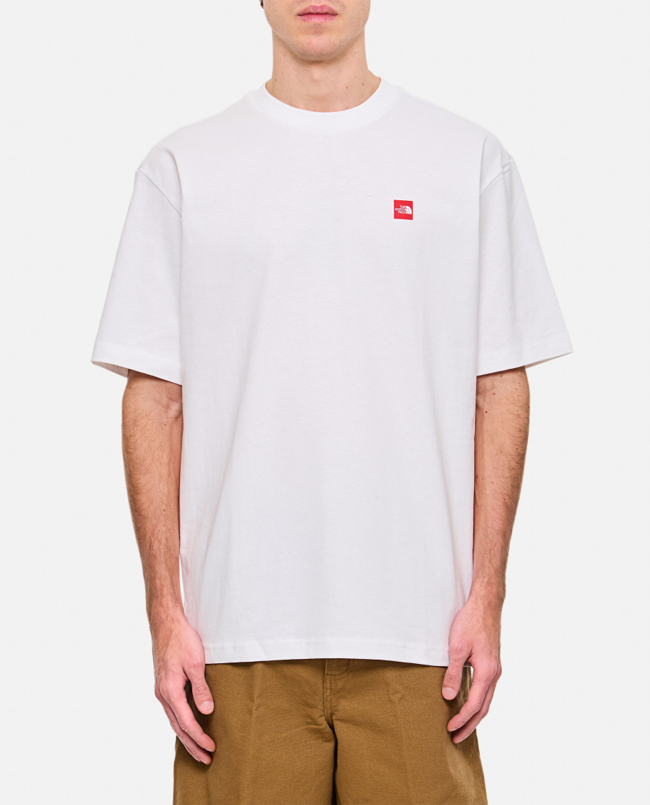 THE NORTH FACE WHITE LOGO CREWNECK T-SHIRT 