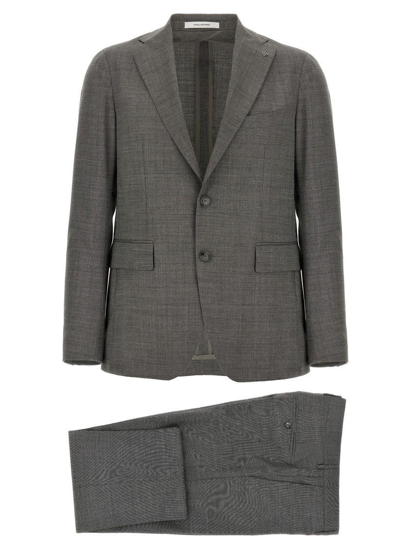 Tagliatore Plain Weave Tailored Suit